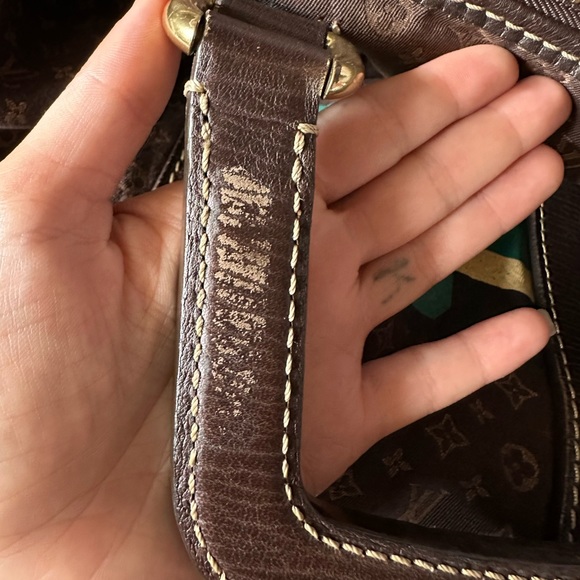 RARE Louis Vuitton Monogram Mini Lin Initiales Keepall Bag - Picture 12 of 16